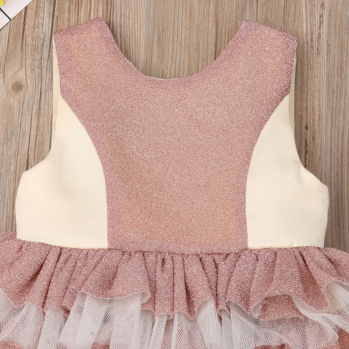 Hot Sales 6M-4Y Baby Girl Toddler Backless Bow Sparkling Party Tutu Dress Pageant Wedding Birthday Princess Christening | Детская одежда