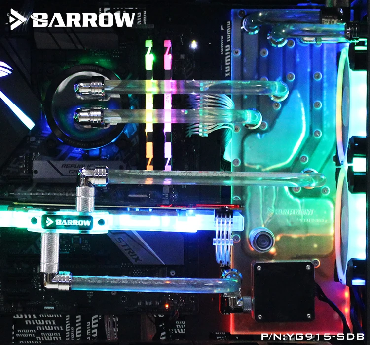 Акриловая плата Barrow набор растворов водных каналов для ПК WIN 915 чехол/комплект ЦП