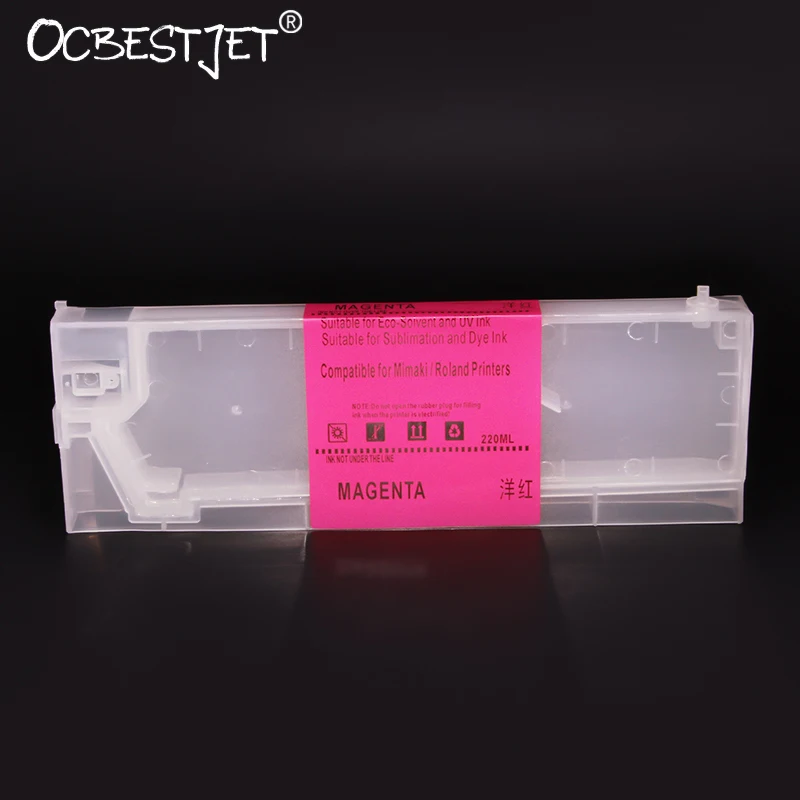 220ML/PC SPC-0355 Refillable Ink Cartridge For Mimaki Tx2-1600 Printer (6 Colors One Set)