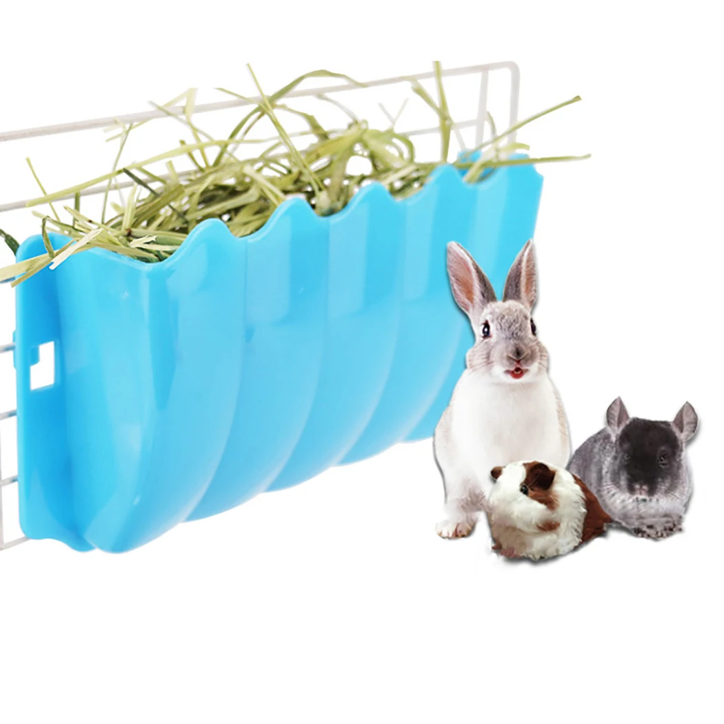 

Creative Multipurpose Wall Mounted Feeding Bowl Safety Small Pet Rabbit Hanging Feeder Creative Hay Feeder Pet Feeding Supplies