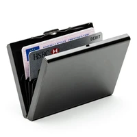high qualitid mens wallets credit card holder automatic card sets business stainless steel wallet card sets cash clip holder