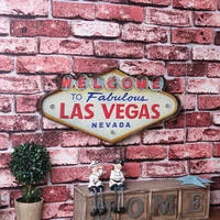 las vegas neon sign decorative painting metal plaque bar wall decor painting illuminated plate welcome arcade neon led signs