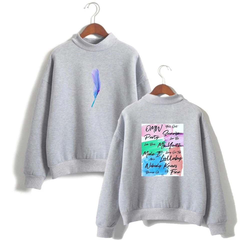 LUCKYFRIDAYF GOT7 представляем вам IFASHION конструкция без колпачка удобна футболка с водолазкой поп Для женщин большого размера вентиляторы Повседневная одежда 4XL