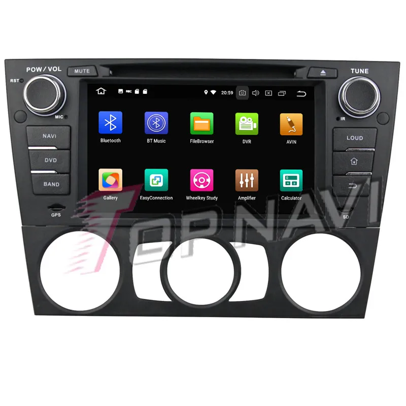 Автомобильный DVD-проигрыватель Topnavi Android 9 0 медиацентр для BMW E90/E91/E92/E93 2005-2011 один din