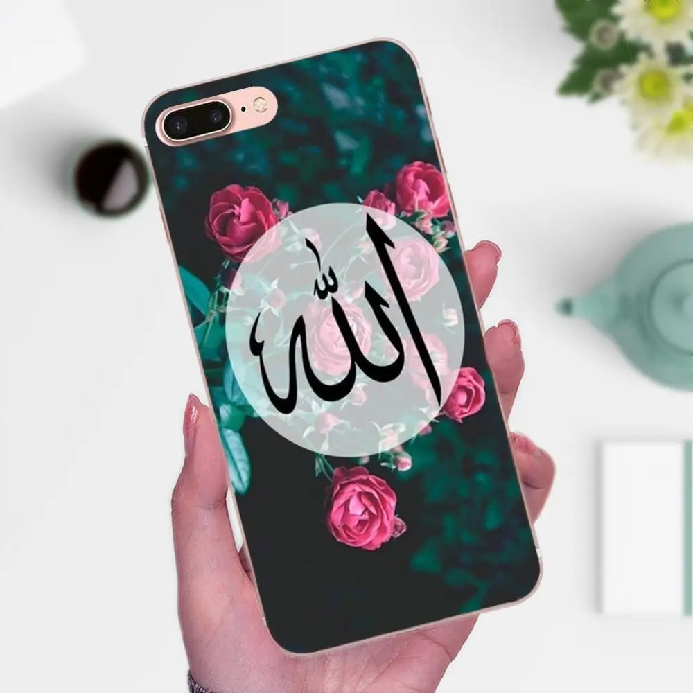 Цветочный арабский Коран мусульманские цитаты для Apple iPhone 4 4S 5 5C 5S SE 6 6S 7 8 Plus X XS Max XR