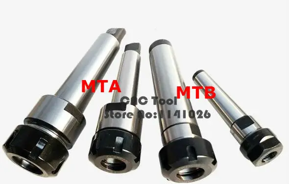 Держатель патрона для токарного станка 1 шт. MTB/MTA/MT1/MT2/MT3/MT4 Morse taper ER11/ER16/ER20/ER25/ER32/ER40 |