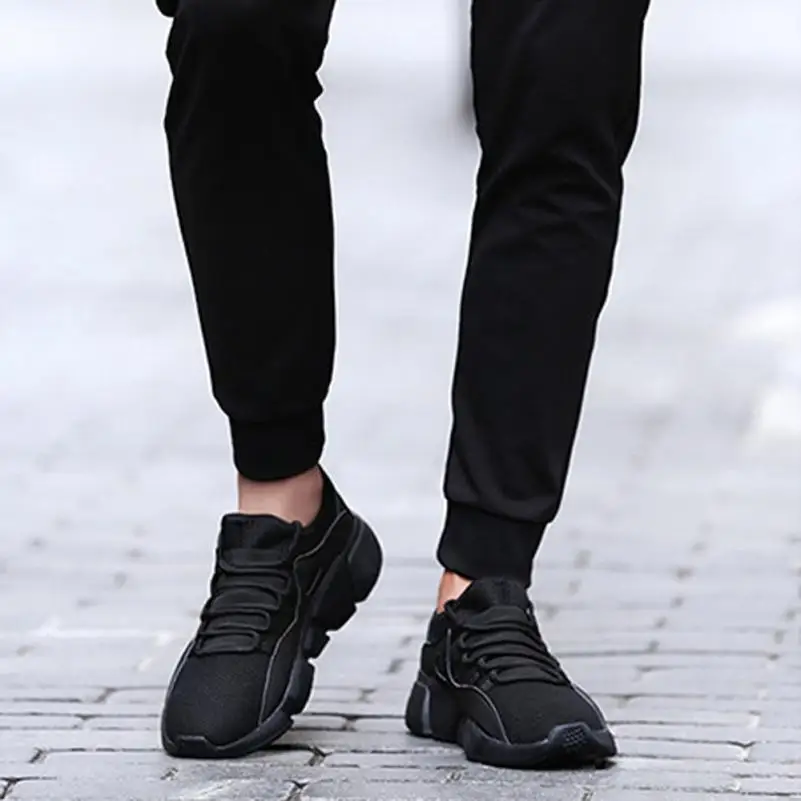 2018 Лидер продаж спортивная обувь для мужчин на шнуровке Спортивные кроссовки