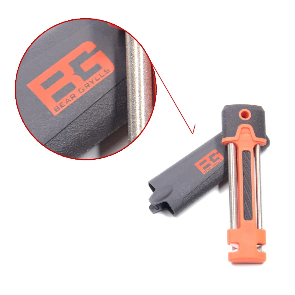 High Grade Outdoor Non-Slip ABS Handle Pocket Knife Sharpener Multi-Purpose Sharpening Rod Potable Kitchen Knives Tools Top Sale | Дом и сад