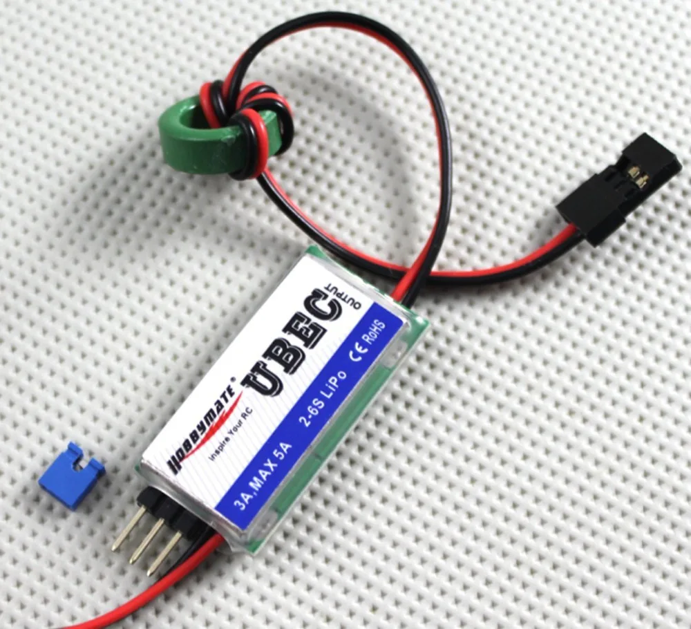 HOBBYMATE переключатель режим UBEC 5 В/6V 3A выход для комплекта радиоуправляемых