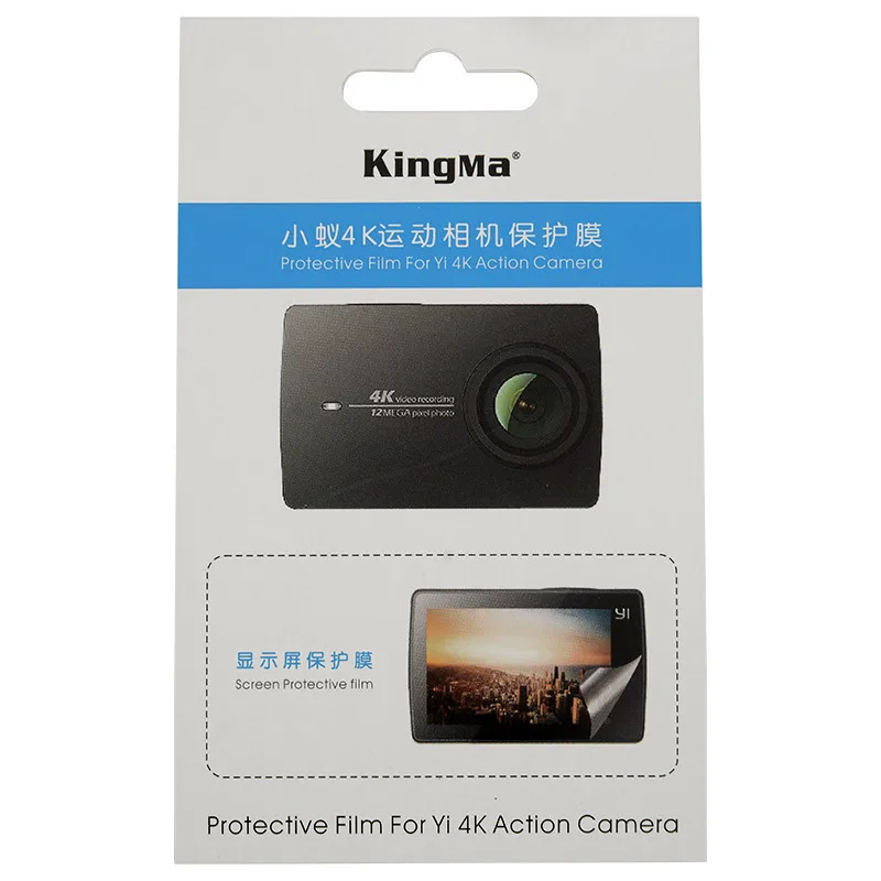 Защитная пленка Kingma для экрана Xiaomi yi 2 4K камеры ЖК дисплей Yi 4k аксессуары экшн 2|yi