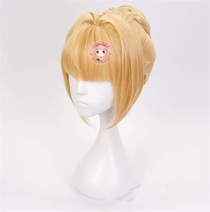 Черный парик Fate Grand Order stay night Hair Золотой термостойкий косплей для девушек женщин