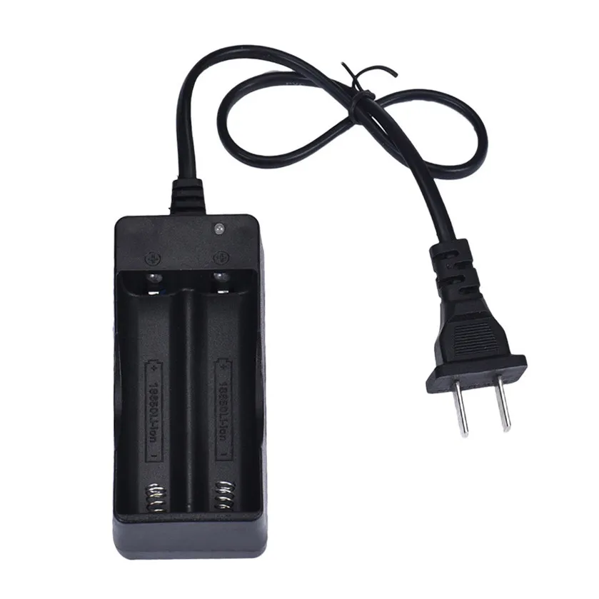Лучшая цена AC 110V 220V двойное зарядное устройство для 18650 3 7 V перезаряжаемой литий