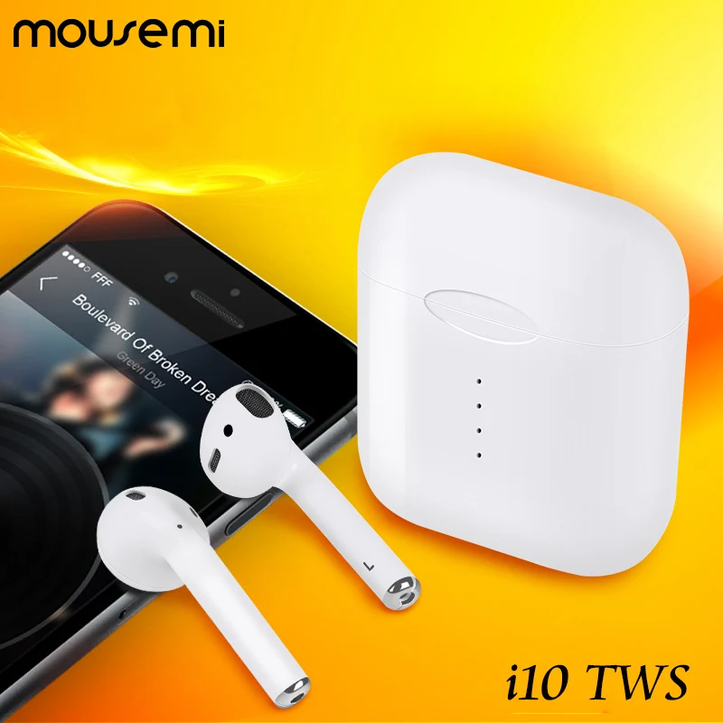 Наушники MOUSEMI Bluetooth Беспроводные Мини TWS 5 0 наушники Touch Contro для телефона стерео с