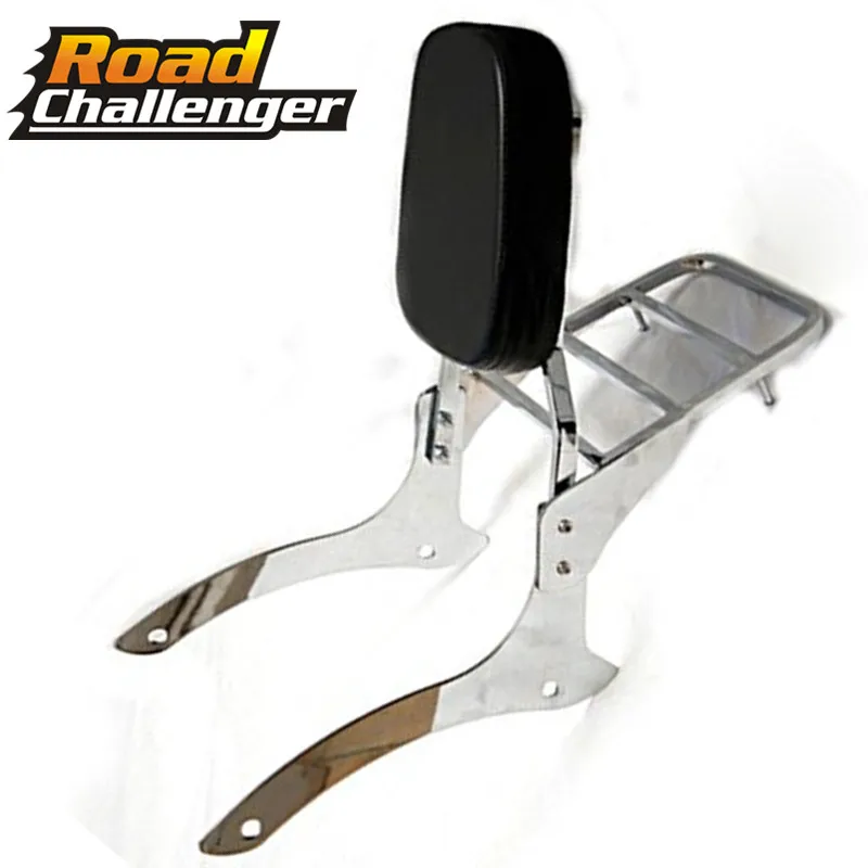 Спинка заднего пассажира для мотоцикла Сисси бар + багажник 2000 2011 Yamaha V Star XVS Dragstar