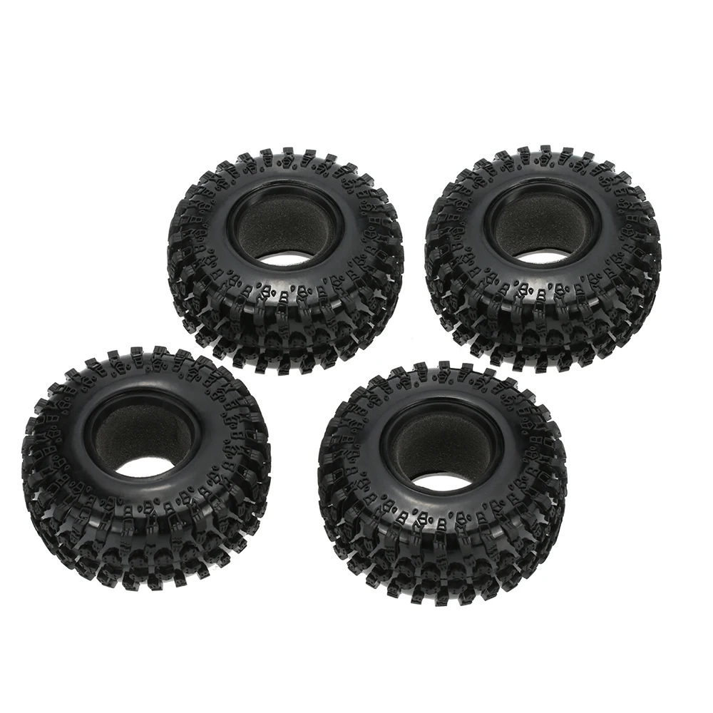 

4Pcs Austar 2.2" 125mm 1/10 Scale Tires for 1/10 RC4WD D90 Axial SCX10 RC Rock Crawler Off-Road Car