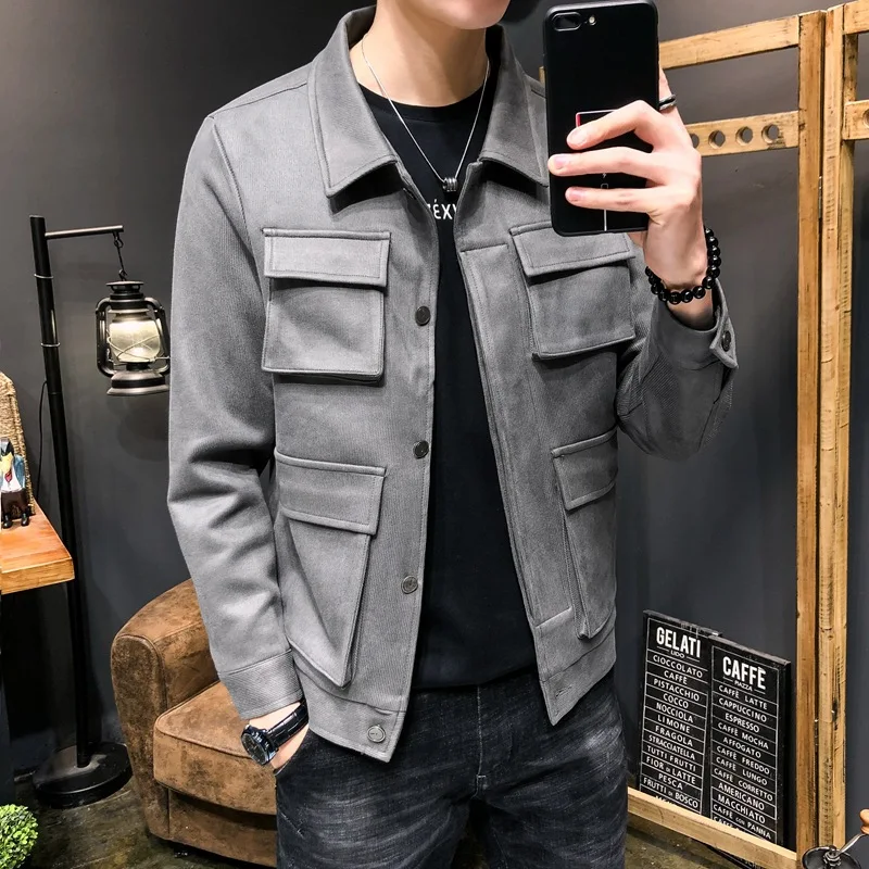 Мужская Всесезонная Куртка 2019 пальто для выращивания морали отдыха прямая