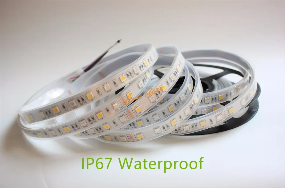 Светодиодная лента DC24V RGBW светильник 5050 SMD 12 мм PCB 5 м 60 светодиодов/м гибкая
