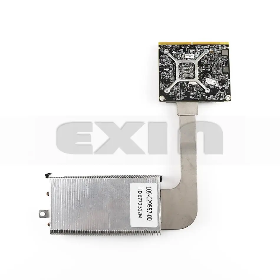 Для Apple iMac 27 &quotA1312 Radeon HD 6770 6770M HD6770 512M 512MB VGA Видеокарта w/Heatsink 109-C29557-00 216-0810001 |