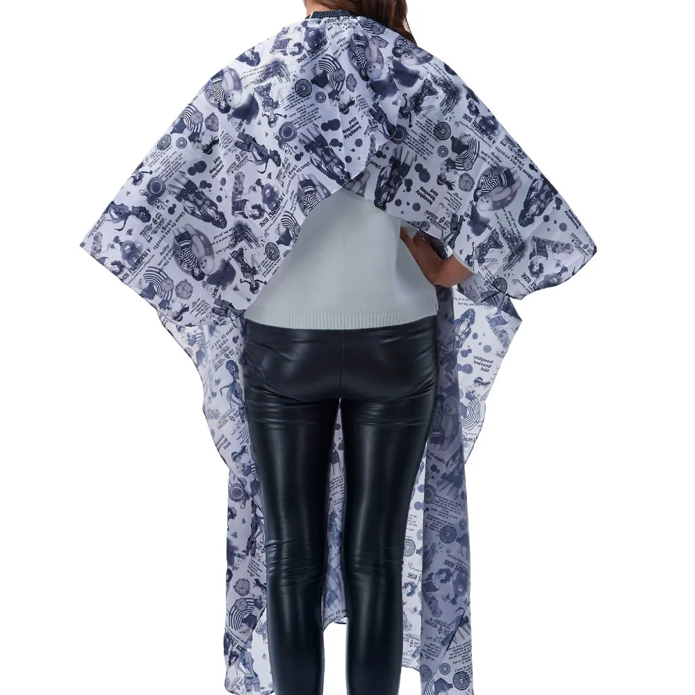 Профессиональная накидка для парикмахерской водонепроницаемая тканевая