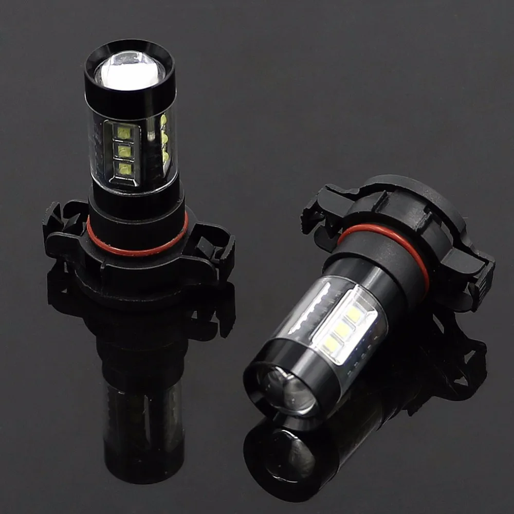 2x6000 K Автомобильные противотуманные фары освещение 50W высокой мощности PSX24W 2504