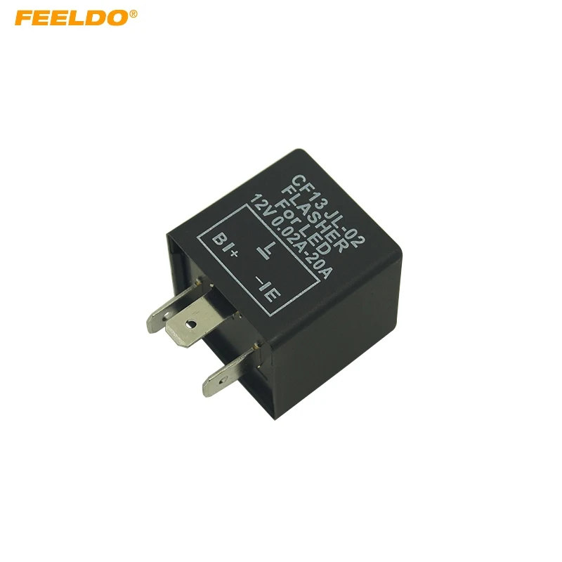 FEELDO CF13 JL-02 motorcycle 3 pin Electronic LED Flasher Blinker Relay Fix for Japanese car Bulbs Indicators #5356 | Автомобили и