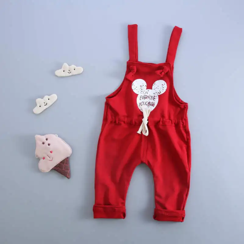 Осенние штаны для малышей Комбинезоны маленьких мальчиков и девочек Детский