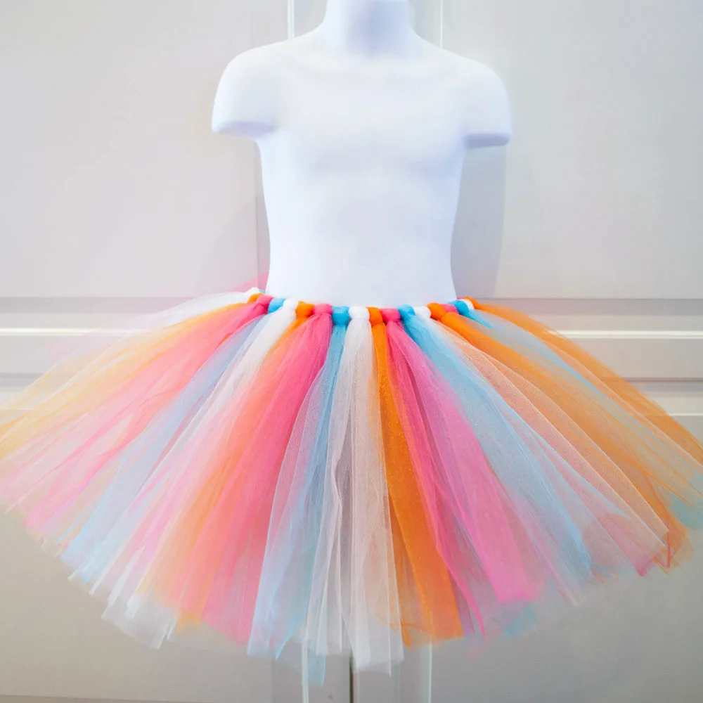 На Хэллоуин для девочек юбка-пачка День Рождения пачки Детская Пышная юбка