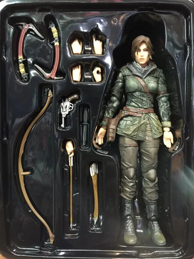 26 см Lara Croft Tomb Raider игра искусство анимация фильм фигурка Офисная ручная модель