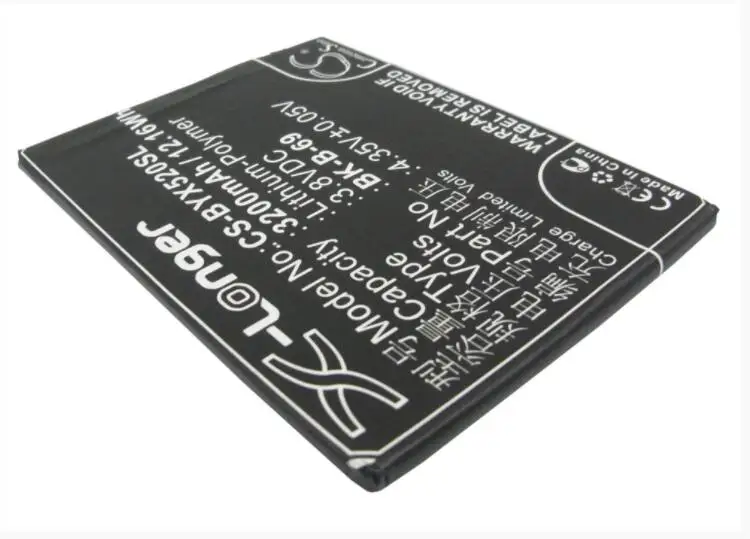 Аккумулятор Cameron Sino 3200 мАч для BBK VIVO X520 X520A X520L Xplay 3S B 69 BK аккумулятор