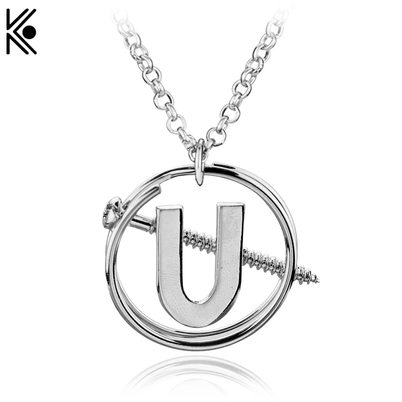 Новейшее ожерелье Holtzmann's Screw U с кулоном для косплея и костюма на Хэллоуин в