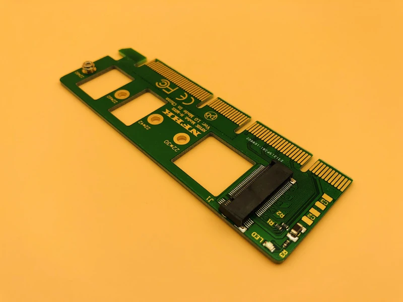 5 шт. NGFF M.2 NVME AHCI SSD для PCI-E PCI Express 3 0x4x16 Riser Card M Соединитель в форме ключа адаптер XP941