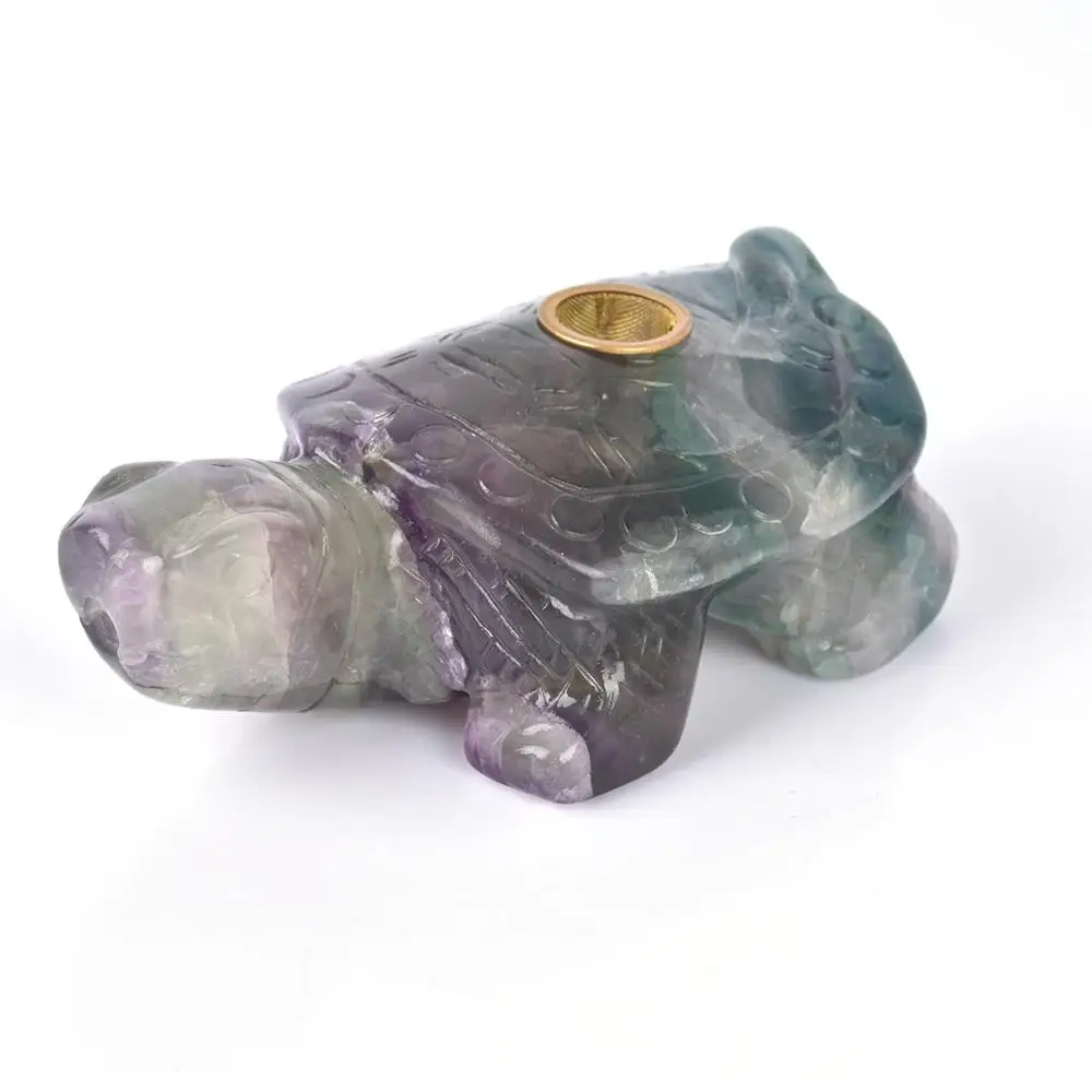 100% натуральная кварцевая флюоритовая Хрустальная ручная работа полировка