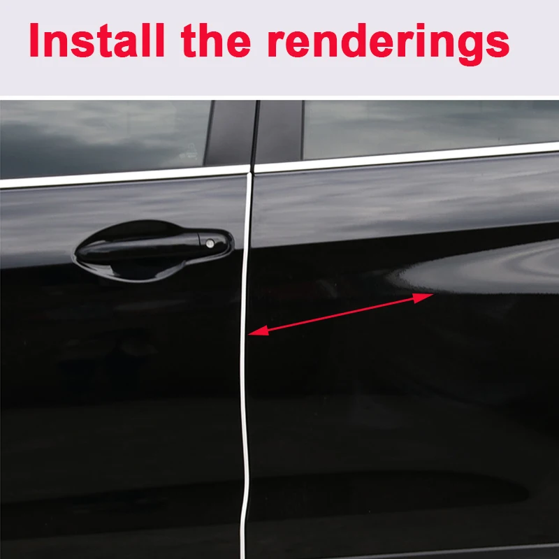 Автомобильный Стайлинг Atreus 5 м полоса для защиты от царапин на краях двери