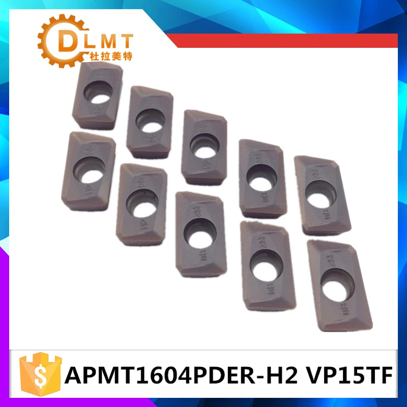 10 шт./APMT1604PDER M2 VP15TF APMT1604 PDER H2 VP1 вставки для тонкой обработки| |
