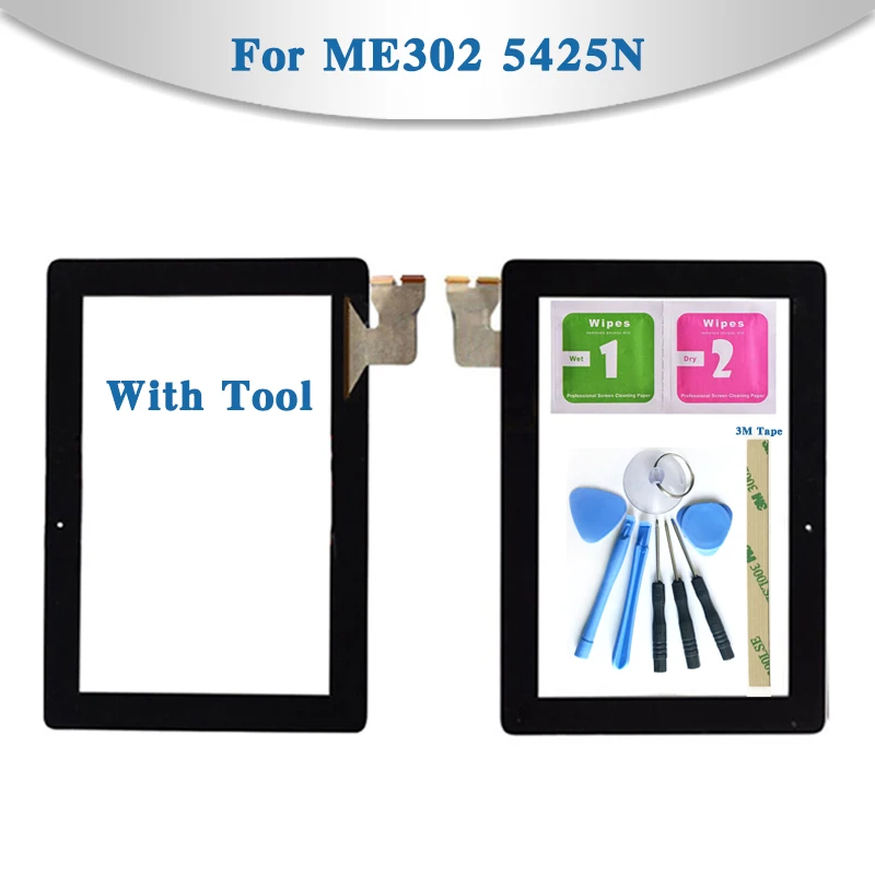 For ASUS MeMO Pad FHD 10 ME302 ME302CL ME302KL K005 K00A 5425N FPC-1 Touch Screen Digitizer Sensor Front Outer Glass Lens Panel |