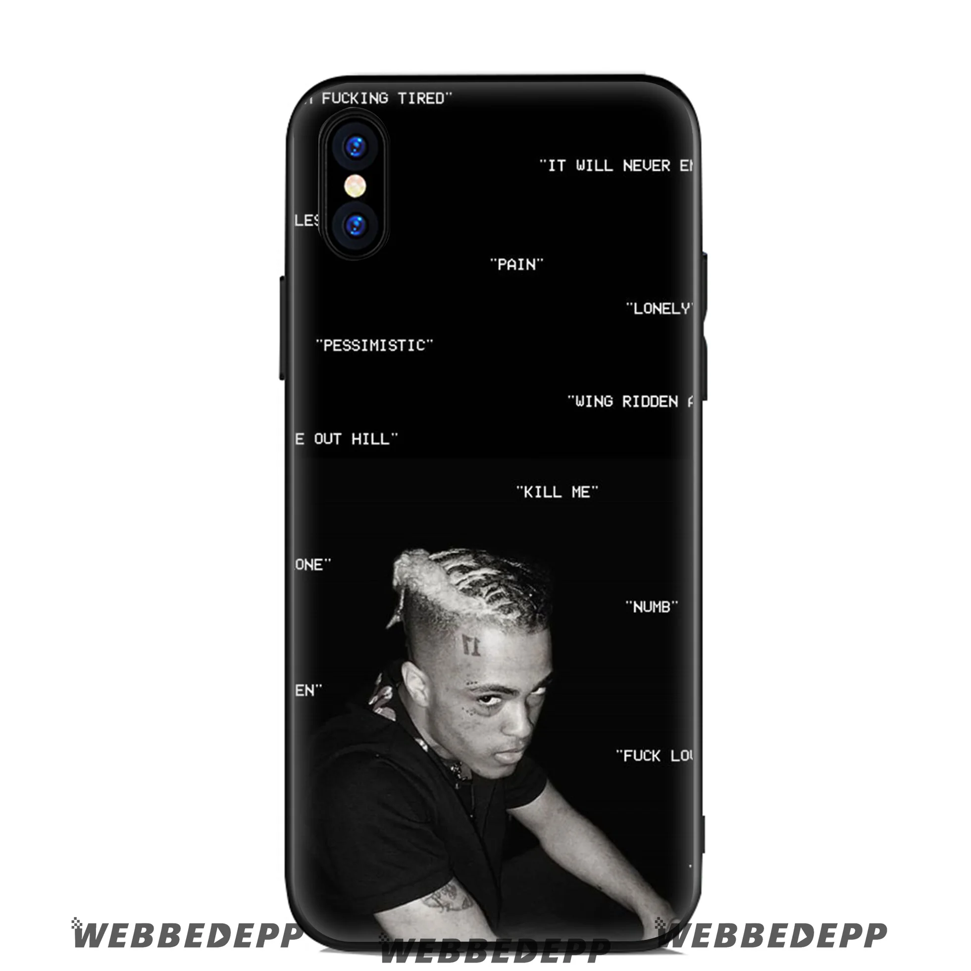 Мягкий силиконовый чехол WEBBEDEPP Touch Eem Xxxtentacion для Apple iPhone 11 Pro Xr Xs Max X или 10 8 7 6 6S Plus 5 5S