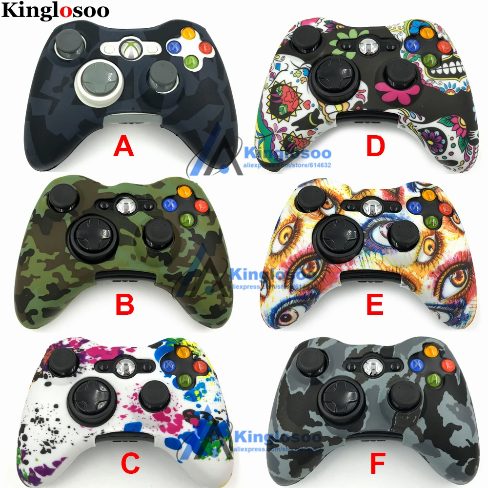 Мягкий резиновый чехол для игровой крышки контроллеров Xbox 360|Чехлы| |