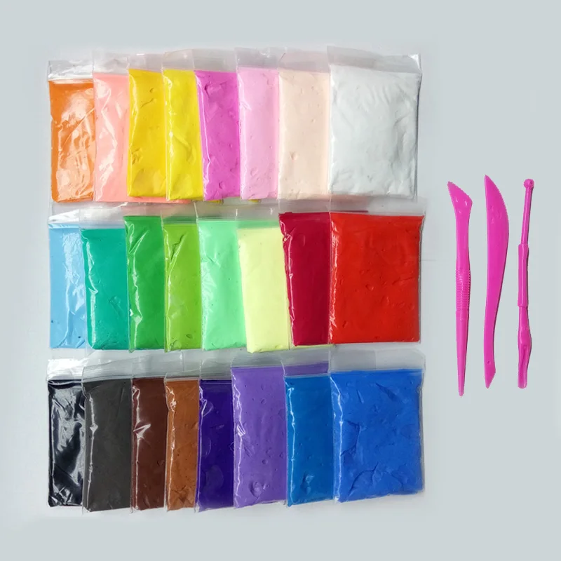 24 шт./компл. легкие мягкие Fimo Полимерная глина моделирование умный Пластилин