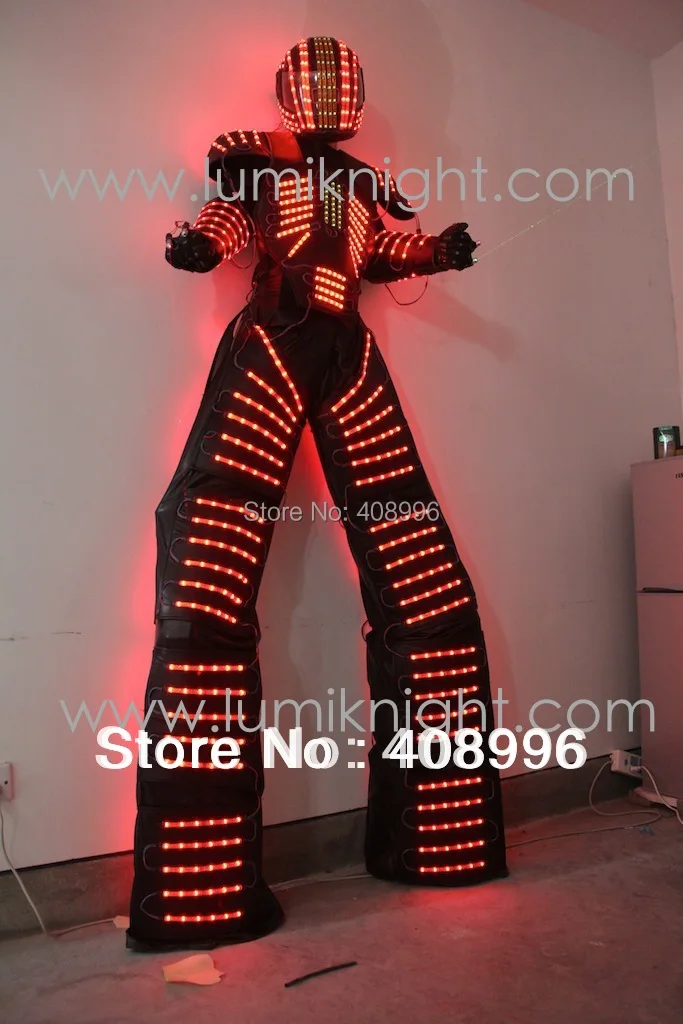 Светодиодный робот костюм/Давид Гетта костюм робота из светодиодов/светящийся