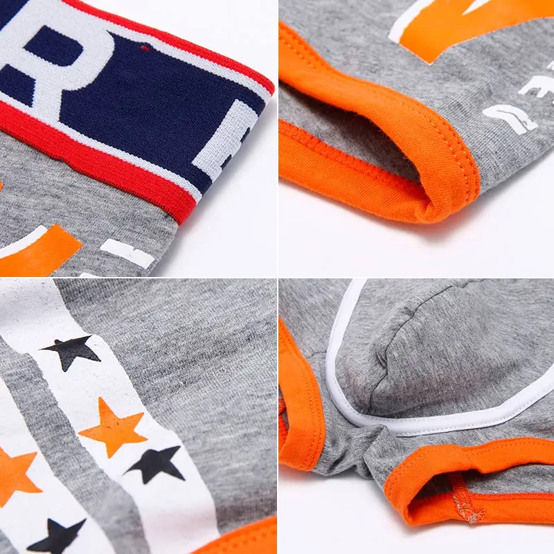 

BSHETR I LOVE U Male Underwear Men Boxers homme Soft Cotton Boxer Men underwear Male Underpants Sexy Panties Men Trunks