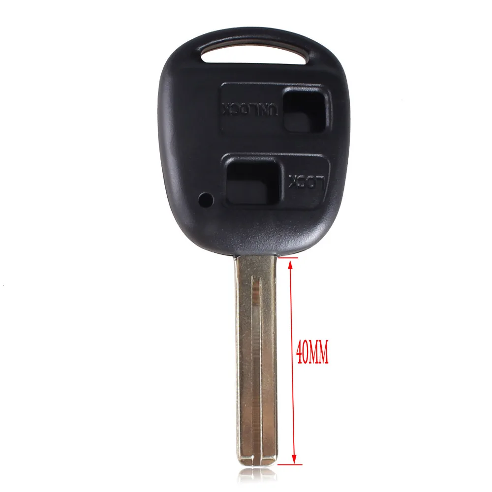 KEYYOU новый запасной корпус дистанционного ключа 2 кнопки для Lexus RX330 ES300 ключ TOY48 40