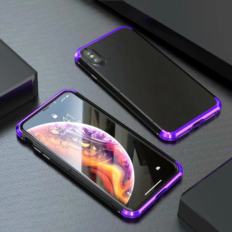 Оригинальный чехол BOBYT для iPhone XS MAX X XR роскошный ударопрочный полная защита