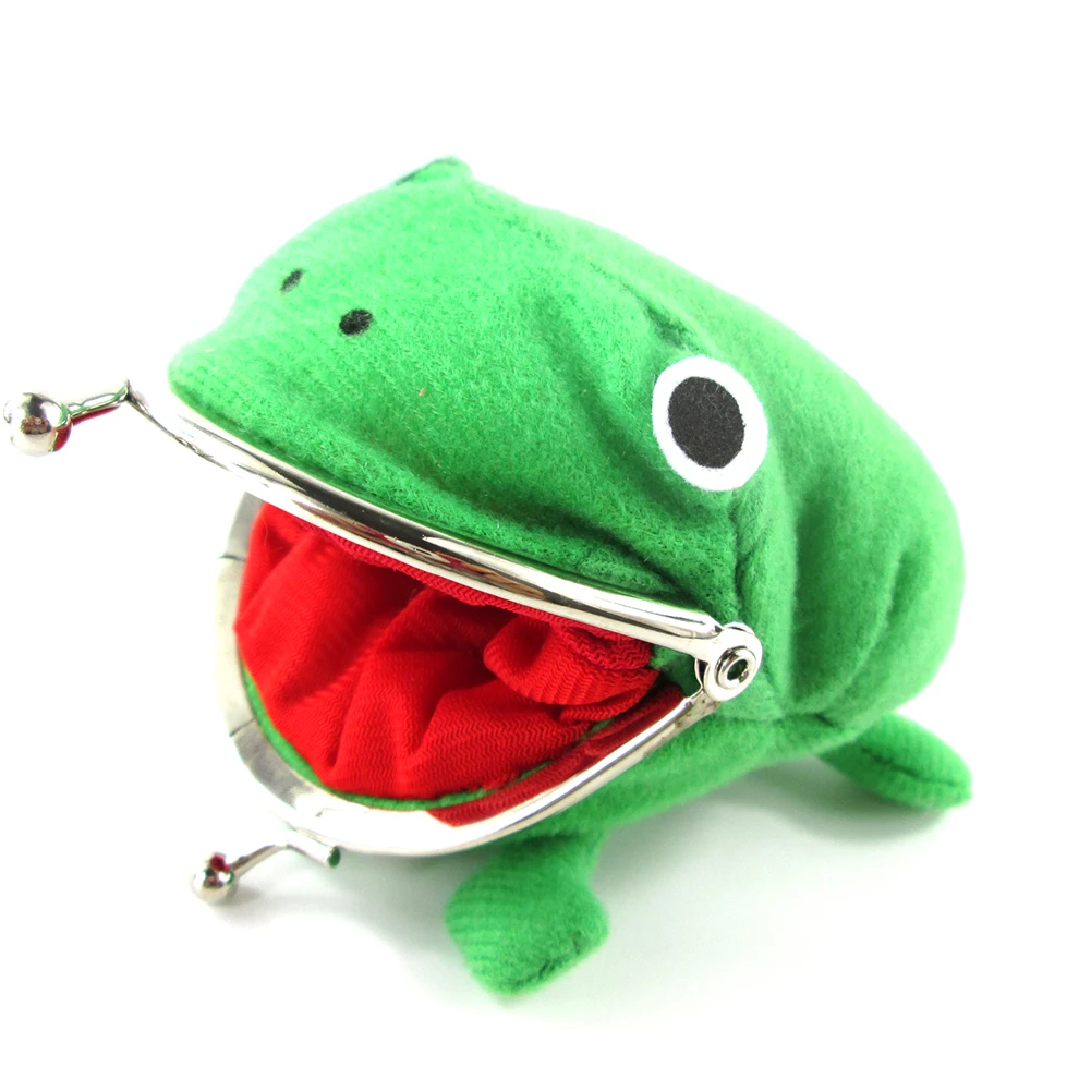 E-Mell  Frog Anime Cartoon Coin Purse Manga Cute purse Coin holder Wallet 1PC