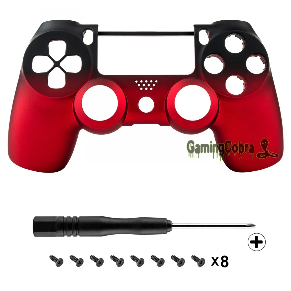 Для PS4 контроллер Shadow Red Лицевая панель передняя крышка корпуса JDM-010 JDM-020# P4MSF14