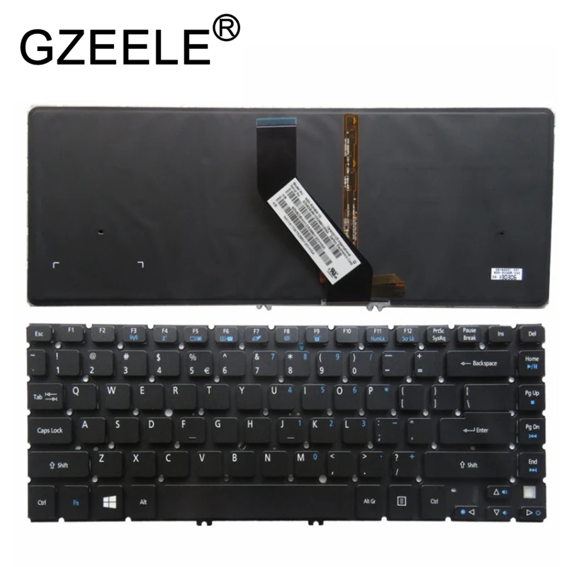 

GZEELE English keyboard FOR Acer Aspire V5-431G V5-431P V5-431PG V5-471G V5-471P V5-471 V5-431 MS2360 with Backlit without Frame