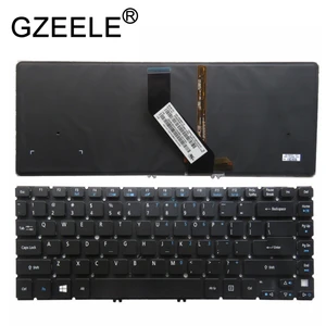 Английская клавиатура GZEELE для Acer Aspire V5-431G V5-431P V5-431PG V5-471G V5-471P V5-471 V5-431 MS2360 с подсветкой без рамки