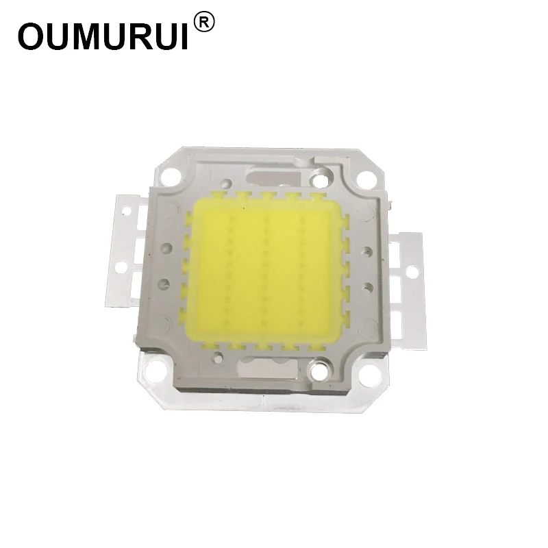 

10W/20W/30W/50W/100W LED cob chips Lights High Power Lamp Warm white3000k/White 6000k 30mil Chips