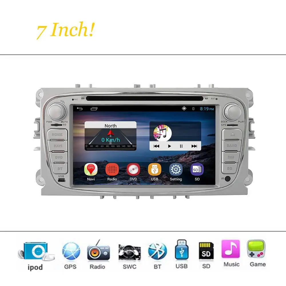 Автомобильный dvd плеер 6 2 дюйма с GPS (opt) аудио Радио стерео BT/TV Canbus для FORD