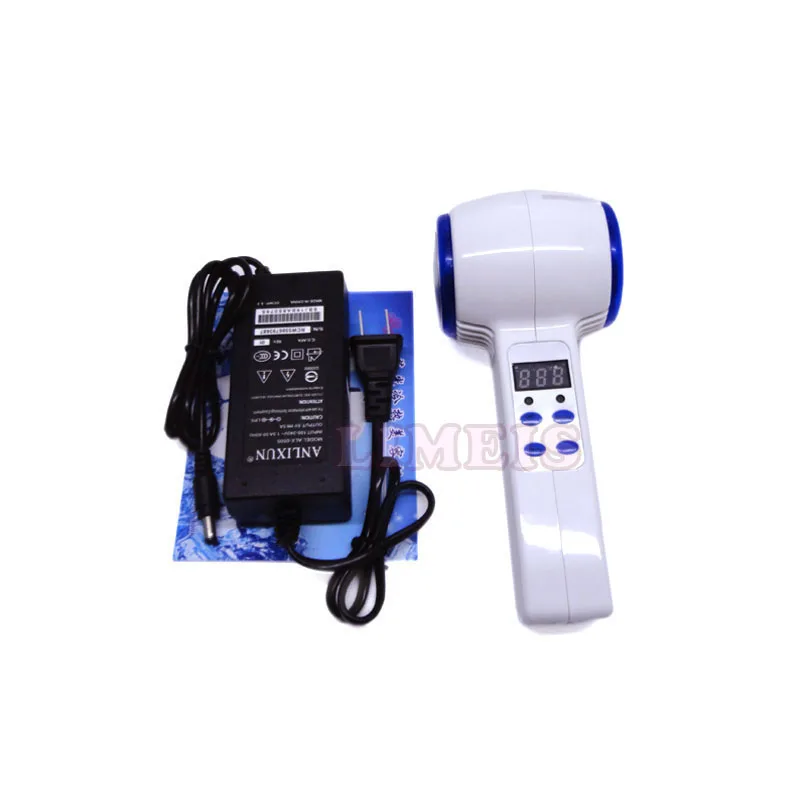 Синий светодиодный Горячий Холодный молот охлаждающий и нагревающий массажер