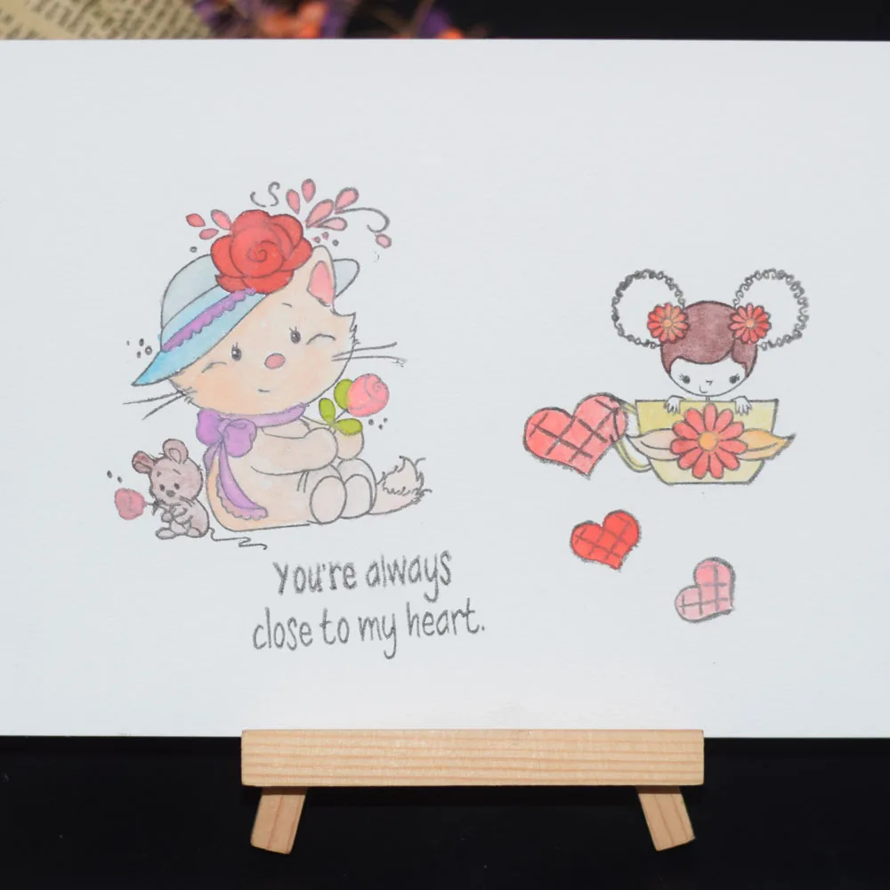 Прозрачный штамп Inlove DIY альбом для скрапбукинга карты Бумага Ремесло силиконовая